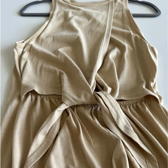 GAP MIDI Dress, XS, Beige, Round Neck, NWOT - Picture 4 of 8